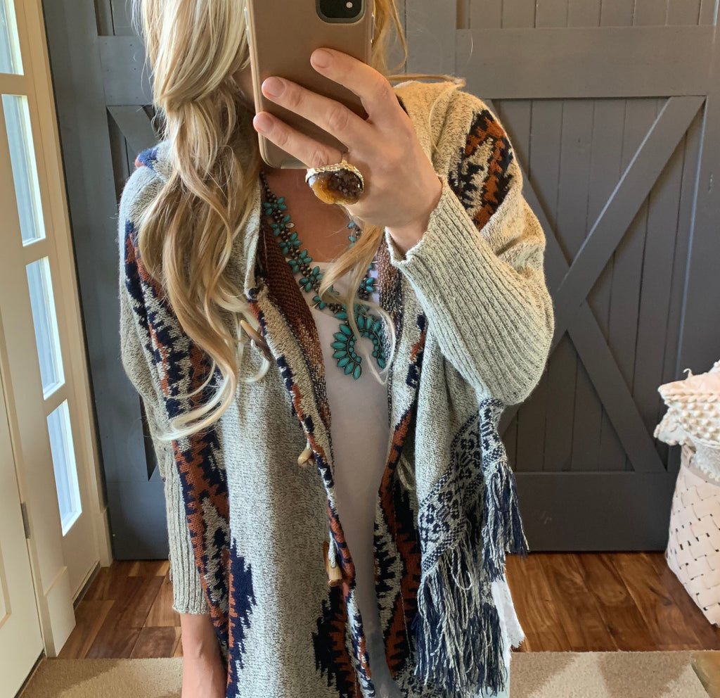 Amara Brown Cardigan — view 4