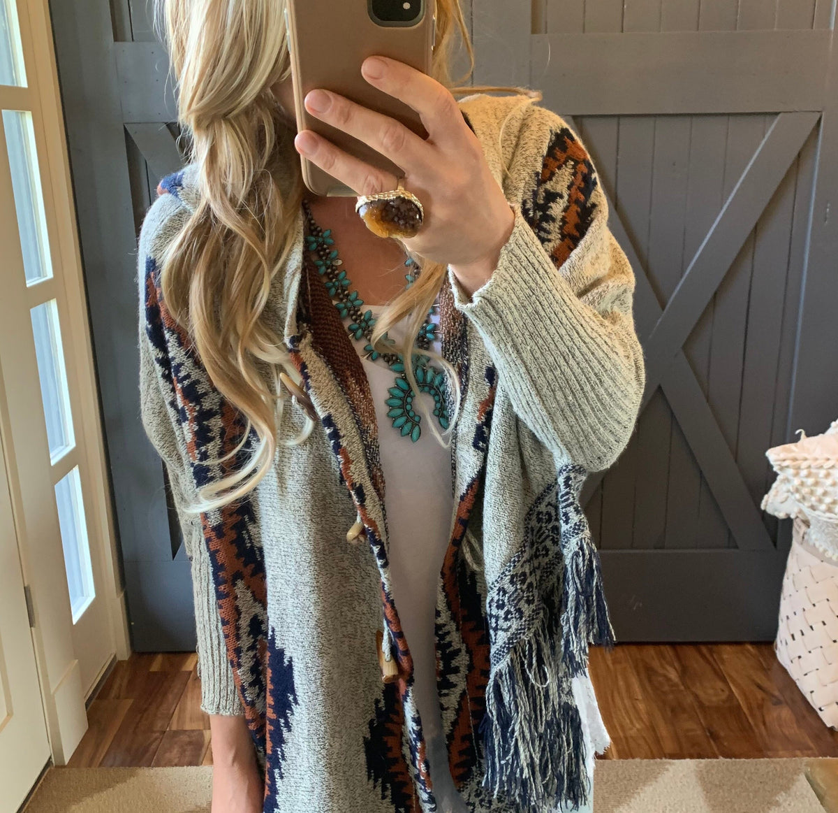 Amara Brown Cardigan — view 4