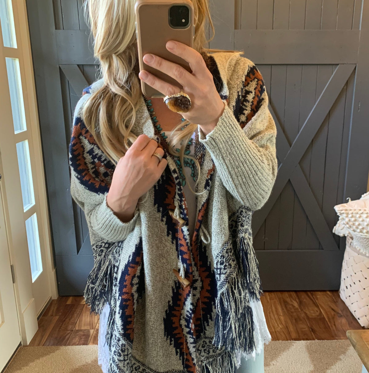 Amara Brown Cardigan — view 3