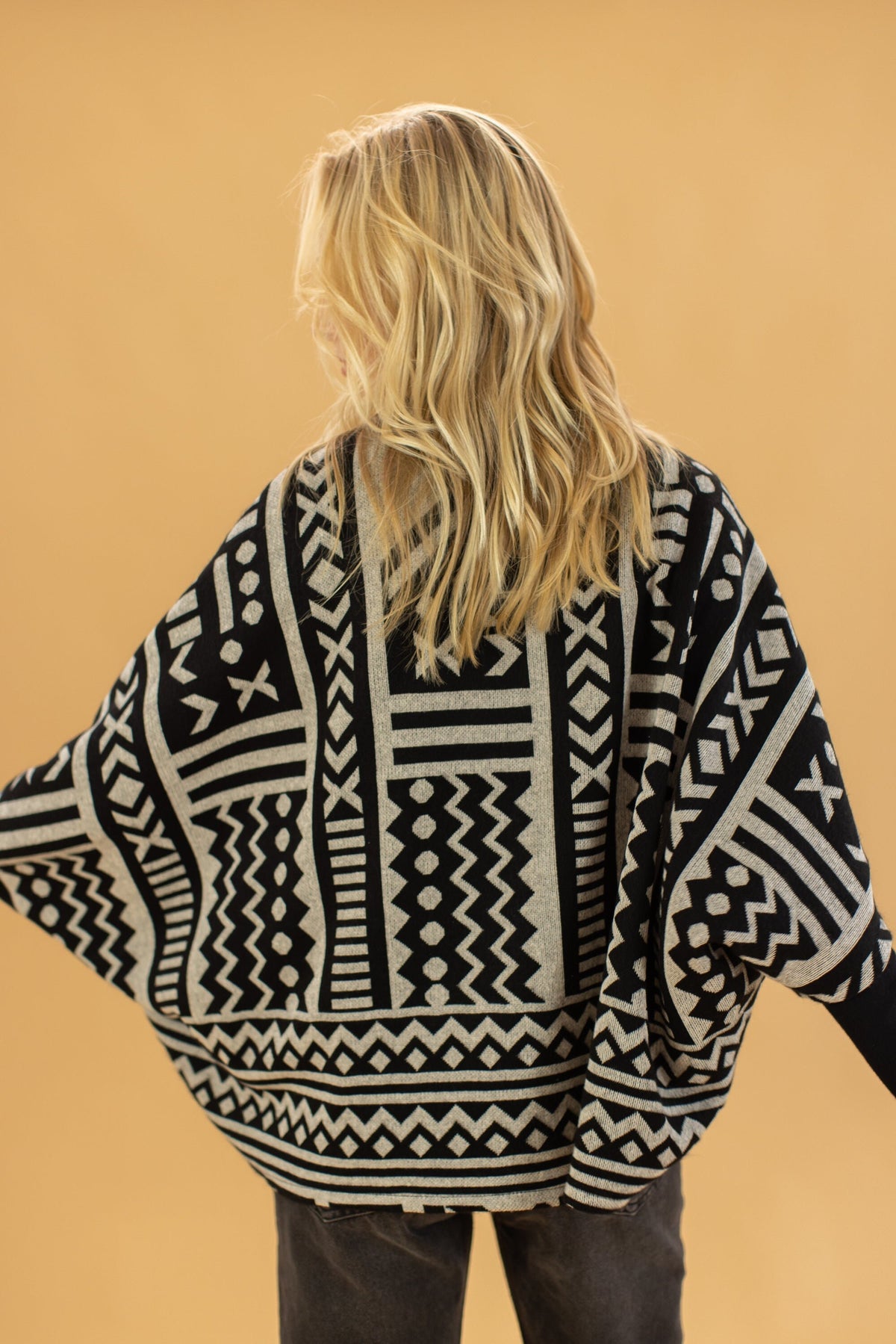 Ines Black Cardigan — view 3