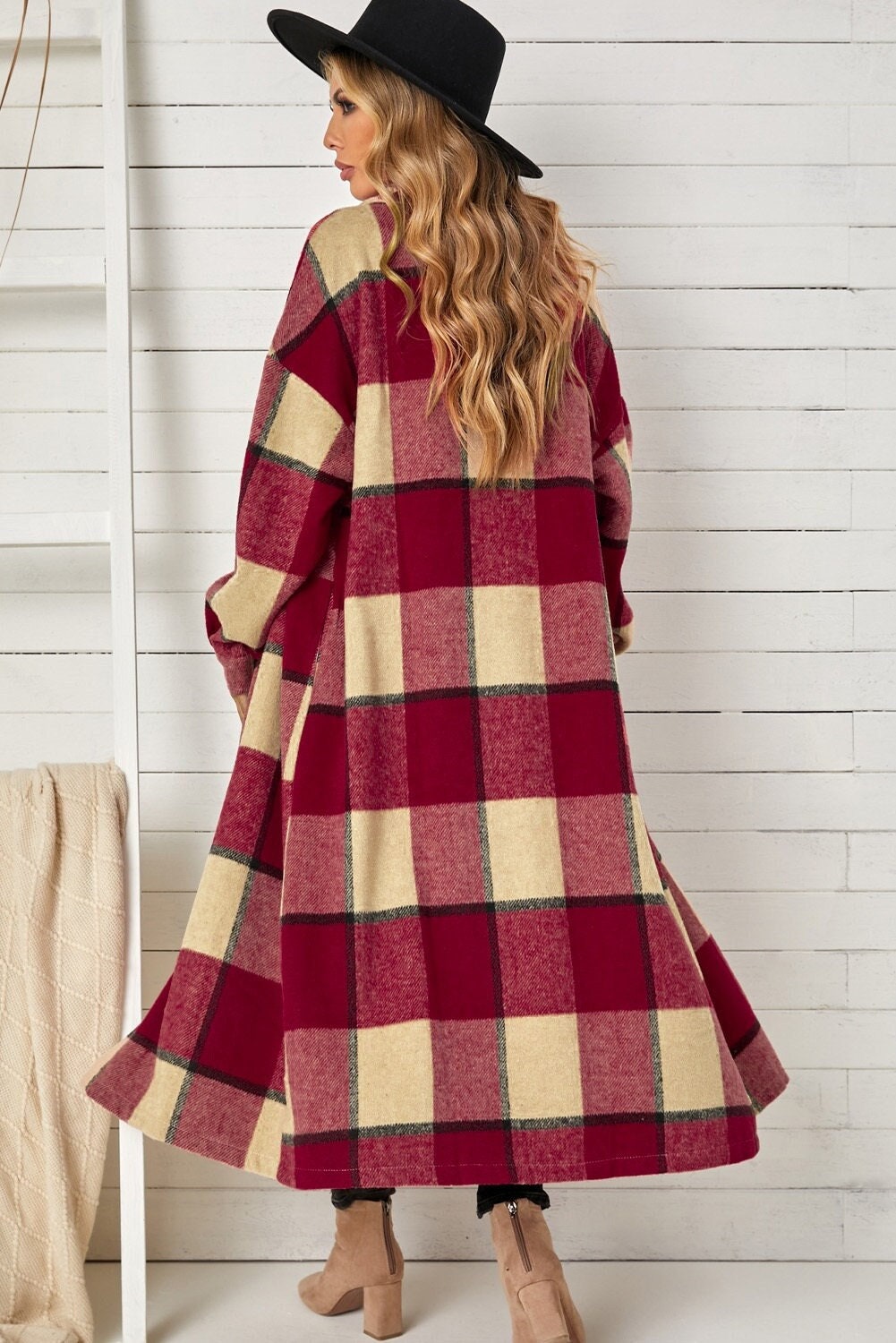 Odette Plaid Shacket — Brisa's Boutique