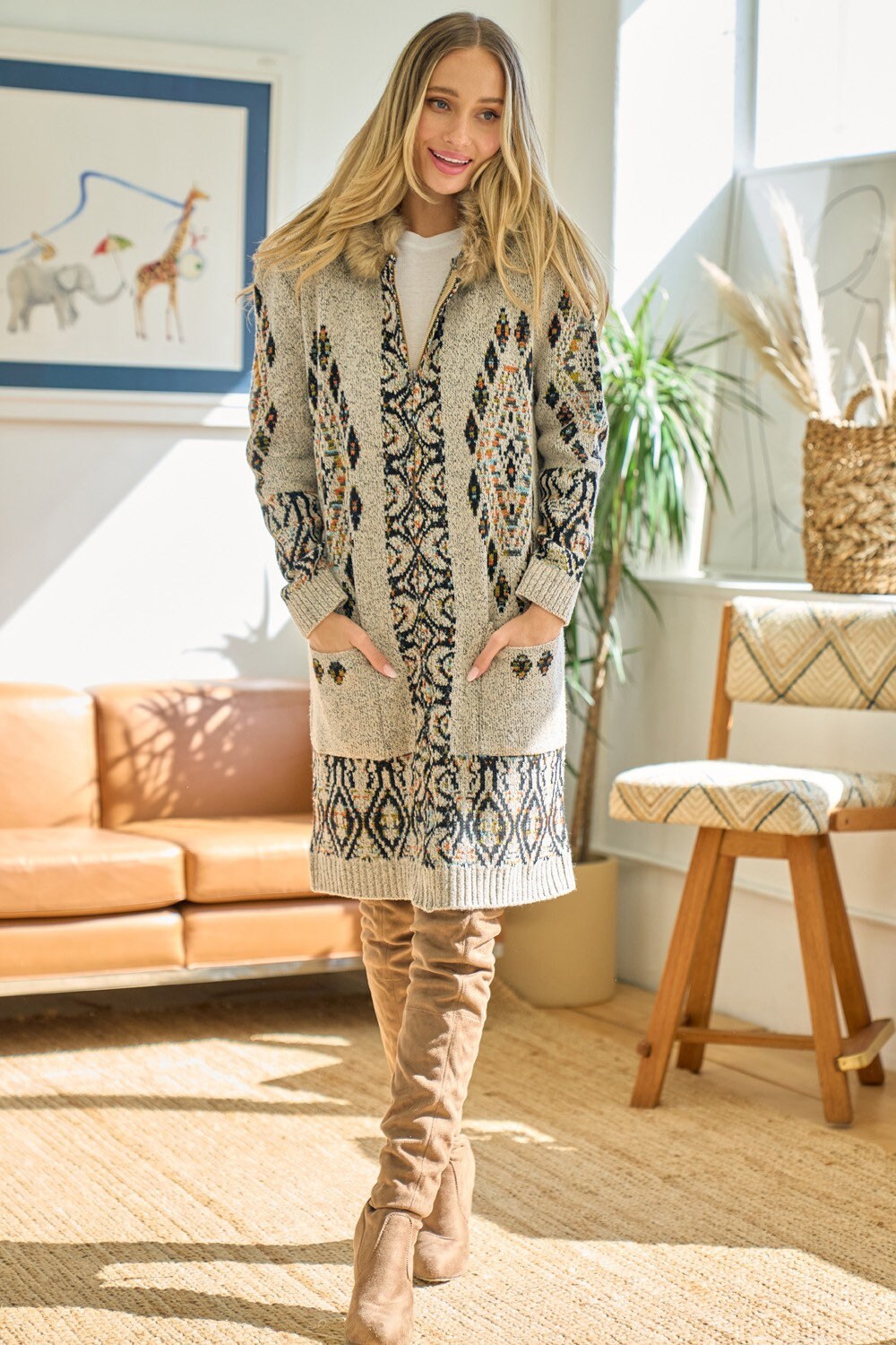 Ruby Gray Knit Jacket — view 5