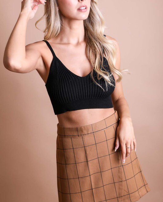 Wynn Yellow Knit Top — view 6