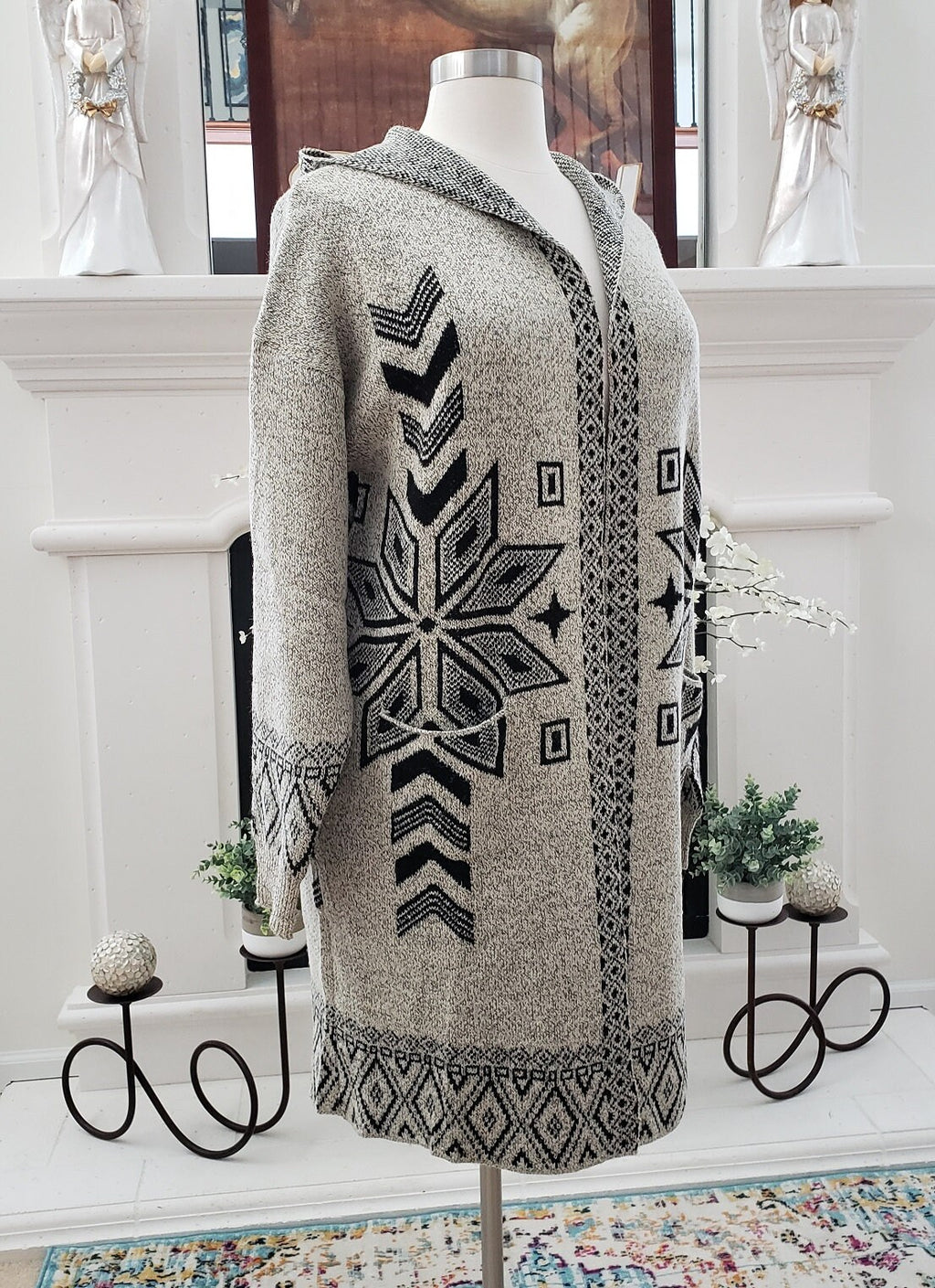 Maeve Gray Knit Jacket — view 3