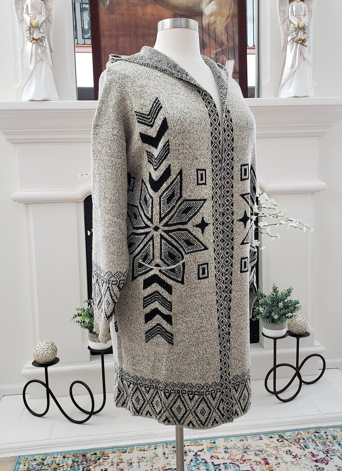 Maeve Gray Knit Jacket — view 3