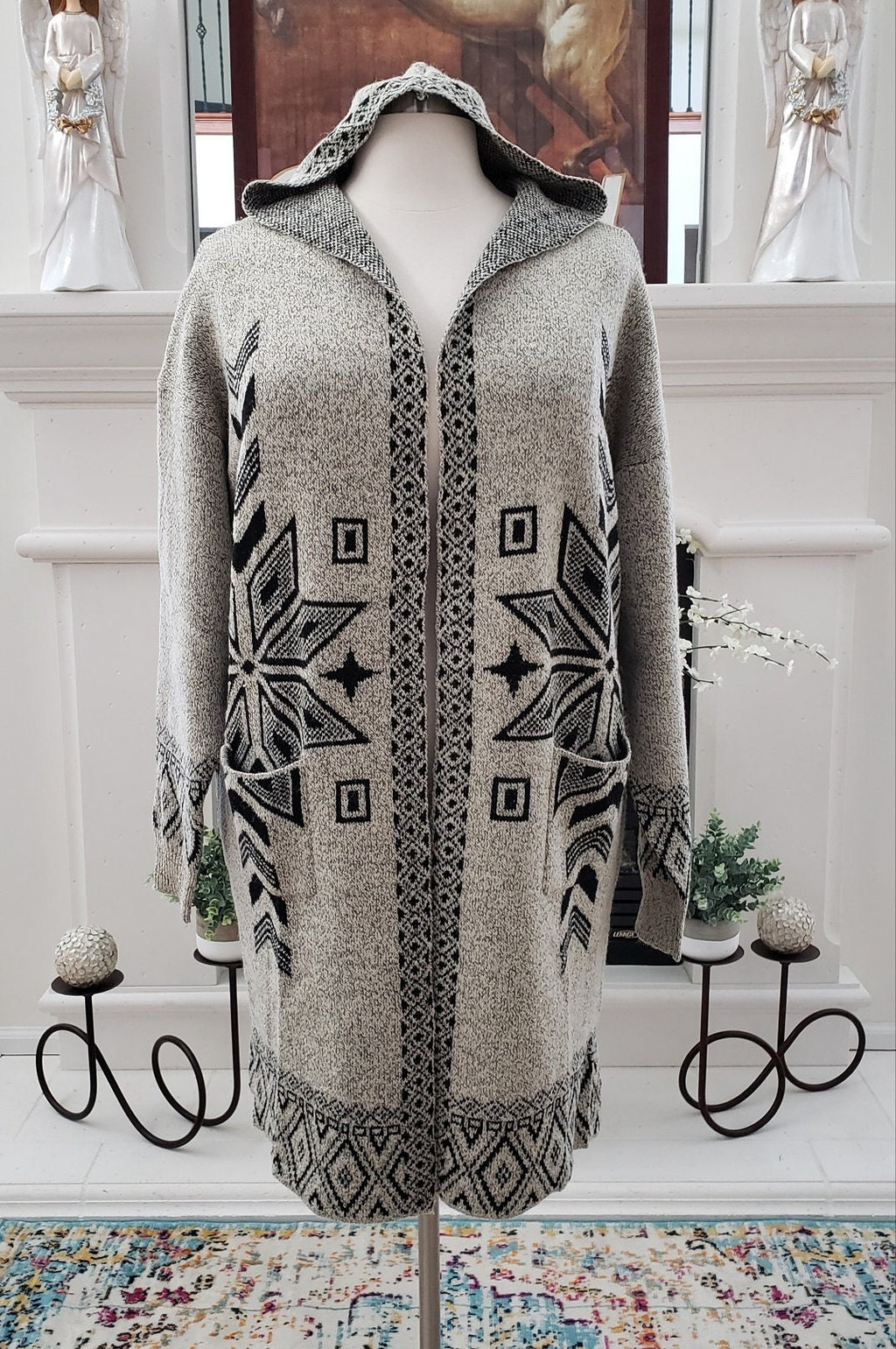 Maeve Gray Knit Jacket — view 2