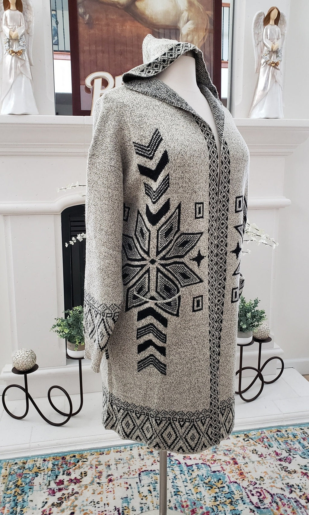 Maeve Gray Knit Jacket — view 4