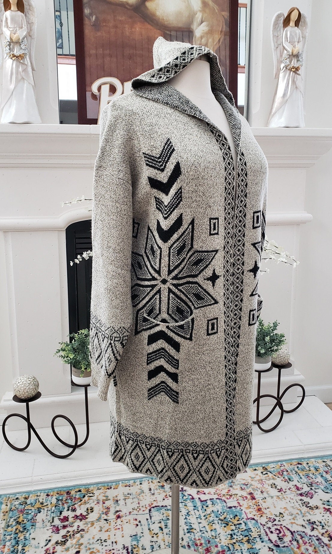 Maeve Gray Knit Jacket — view 4