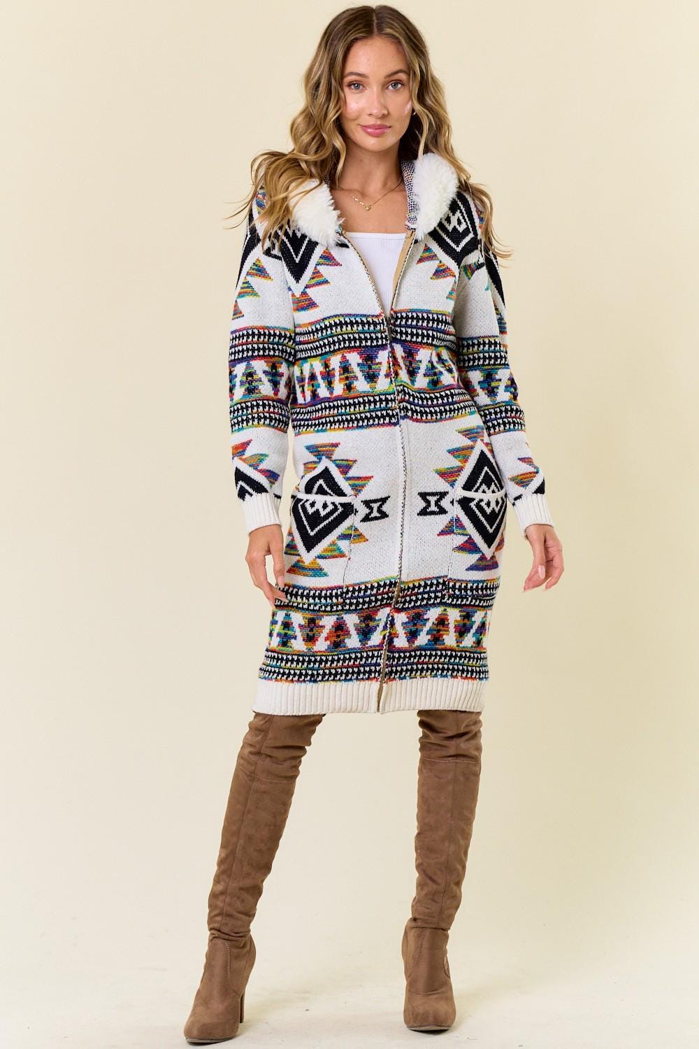 Zelda Multicolor Cardigan — view 4