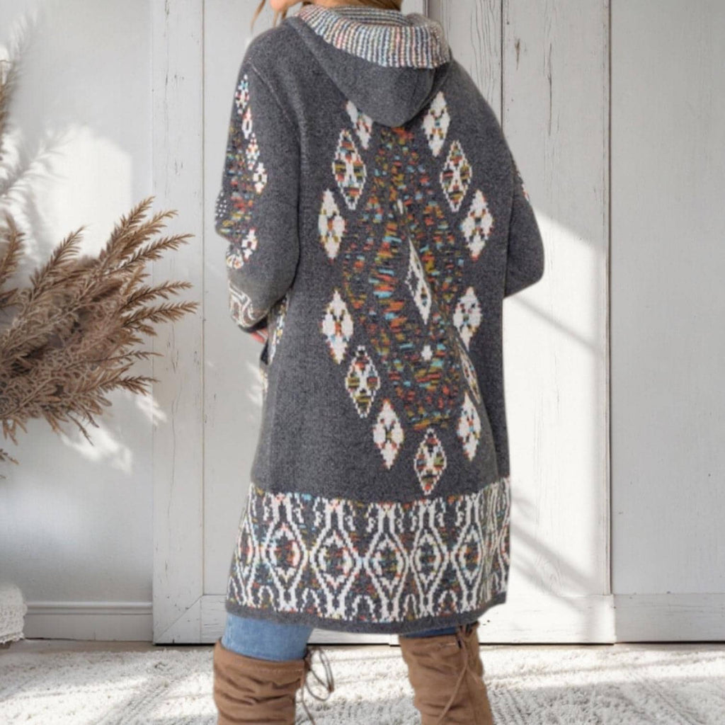 Gia Gray Knit Cardigan — view 4