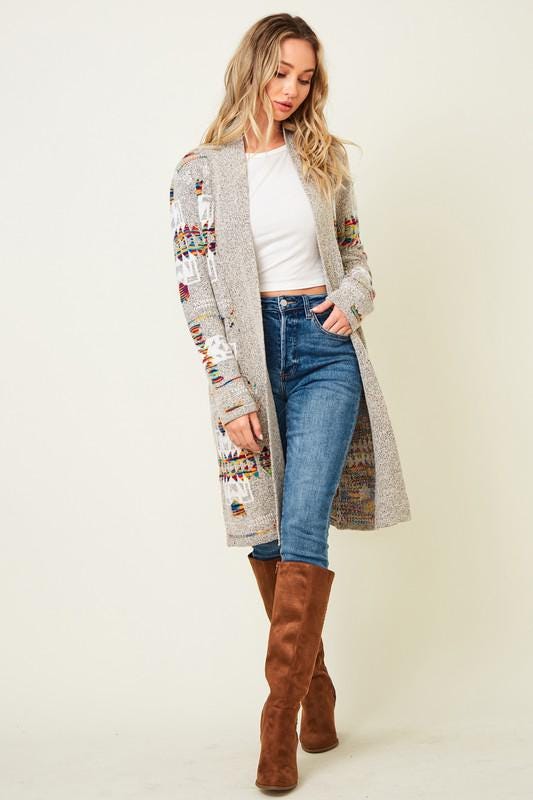 Valen Beige Cardigan — view 6