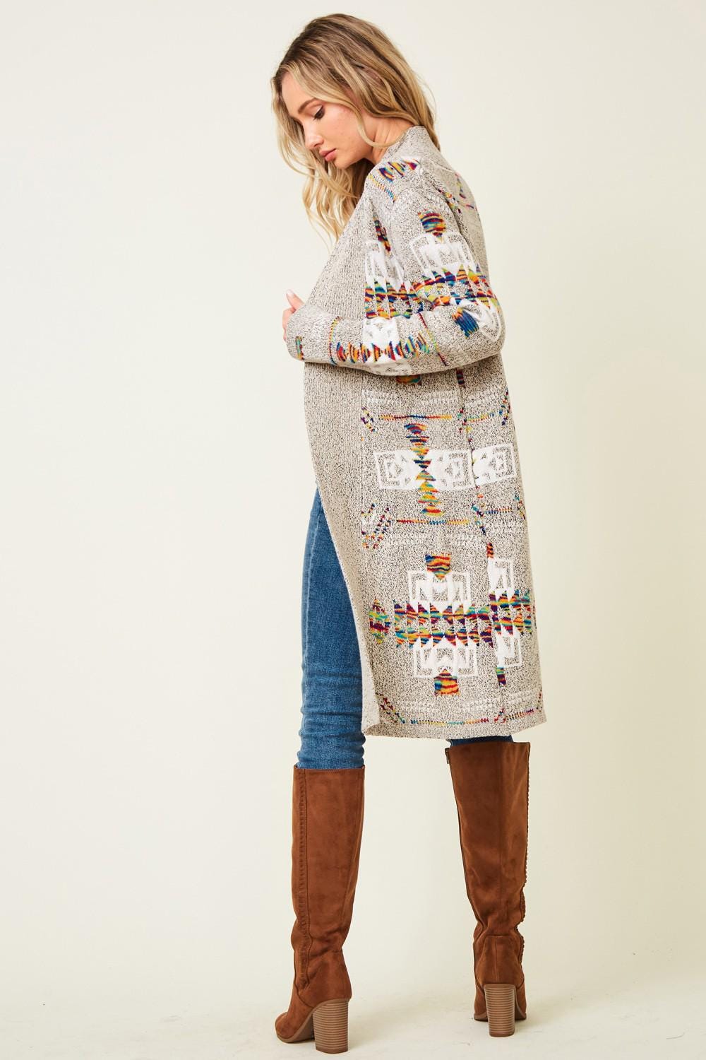 Valen Beige Cardigan — view 3