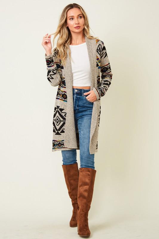 Ellie Beige Cardigan — Brisa's Boutique