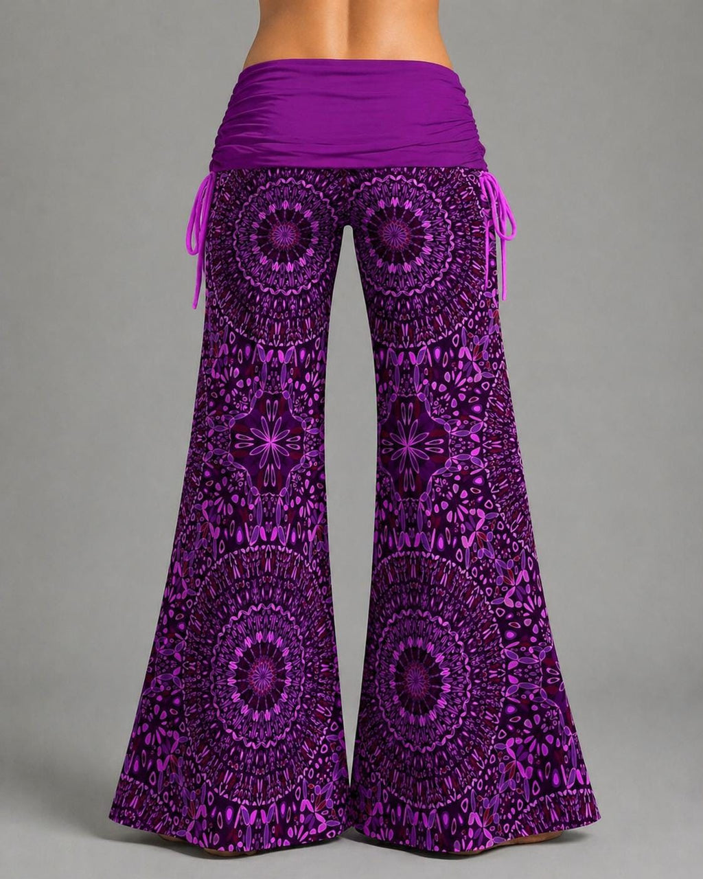 Talia Purple Wide-Leg Pants — view 4