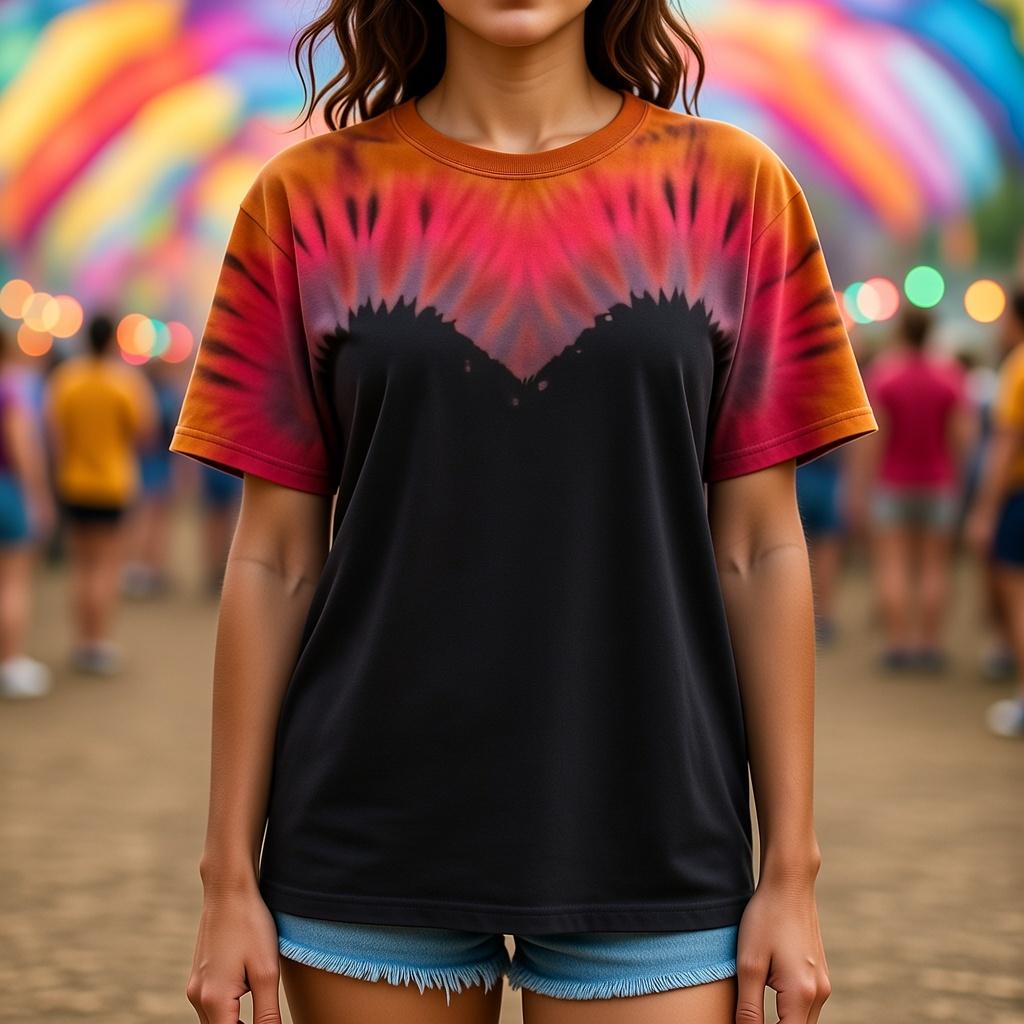 Kiki Multicolor Cotton Tie-Dye Shirt — view 4