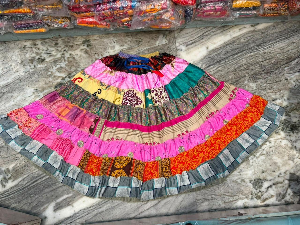 Orla Pink Tiered Maxi Skirt — Brisa's Boutique
