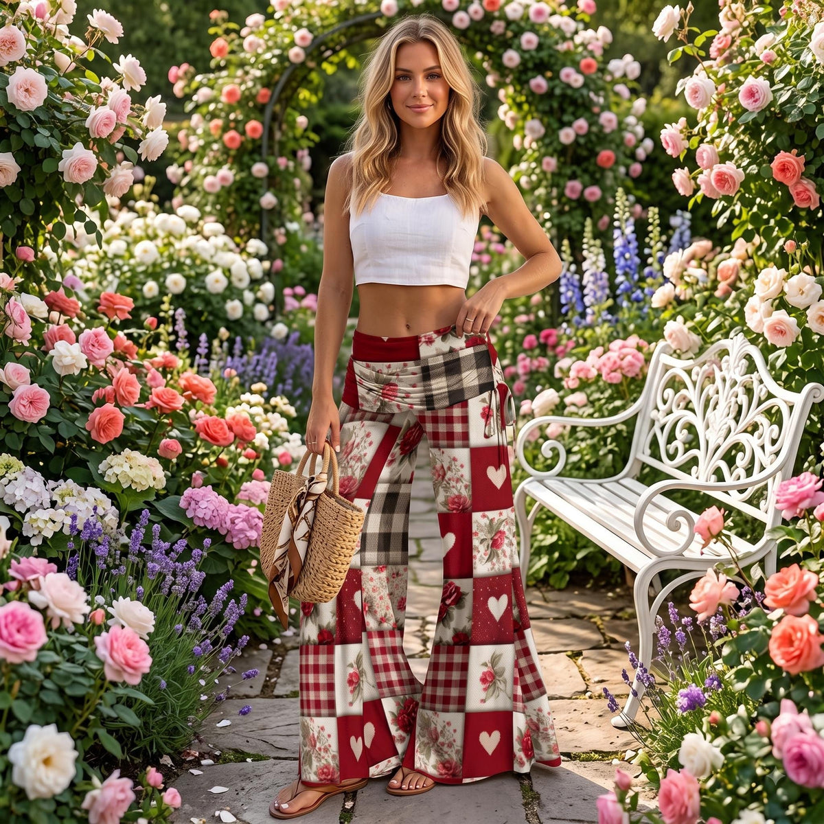 Piper Floral Pants — view 3