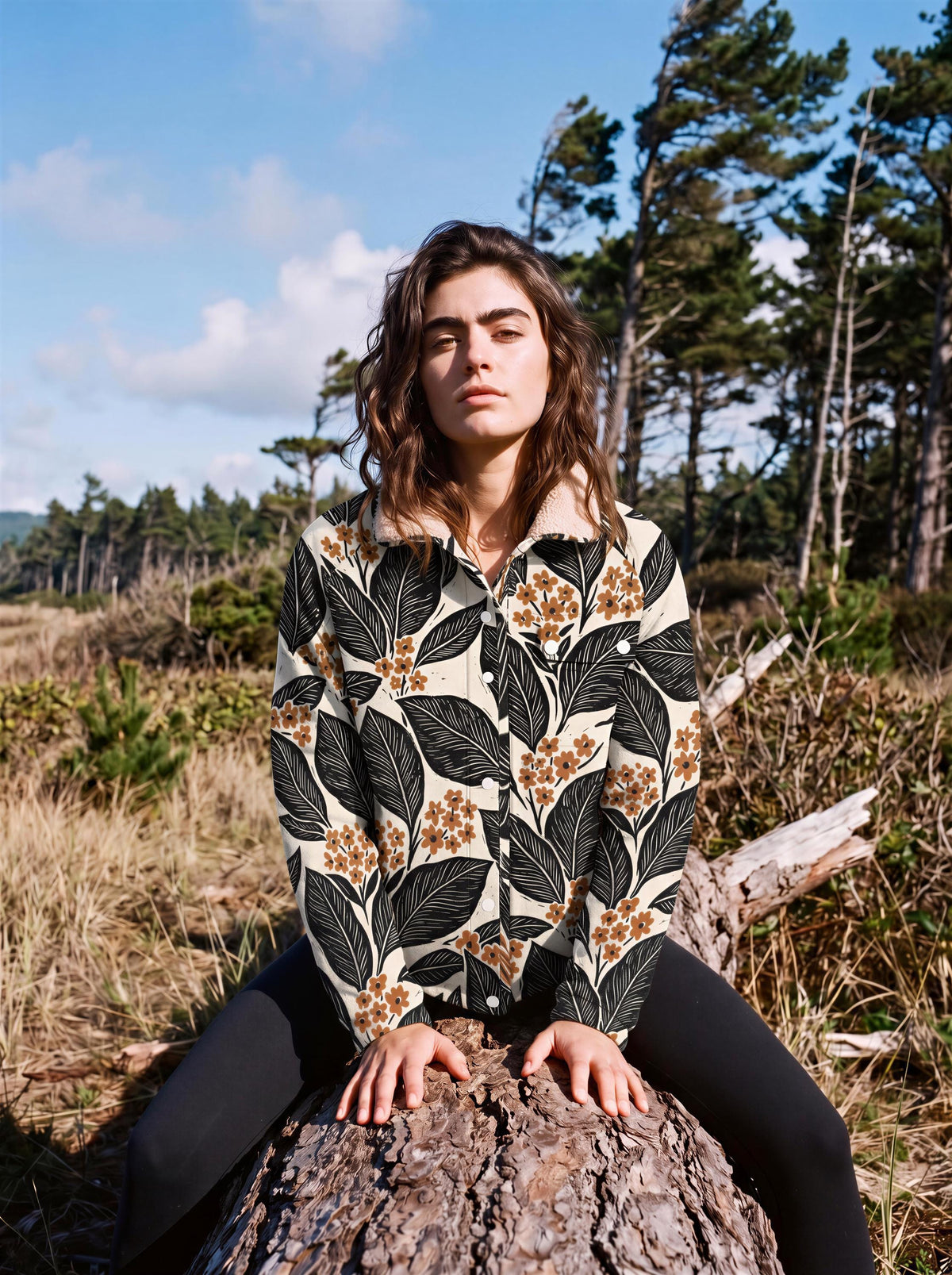 Vida Floral Shacket — view 2