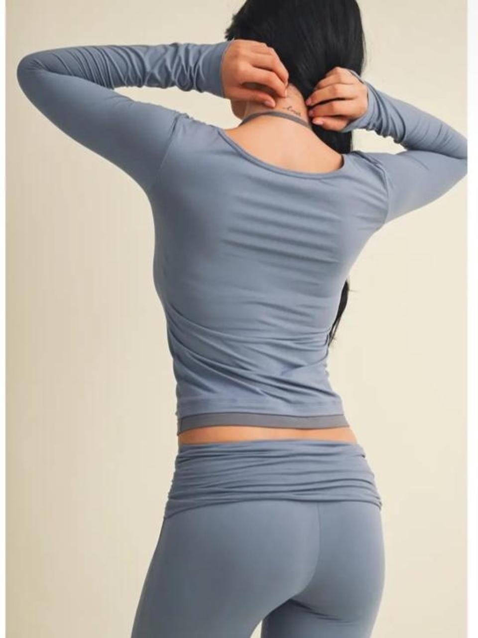 Zara Gray Halter Top — view 3