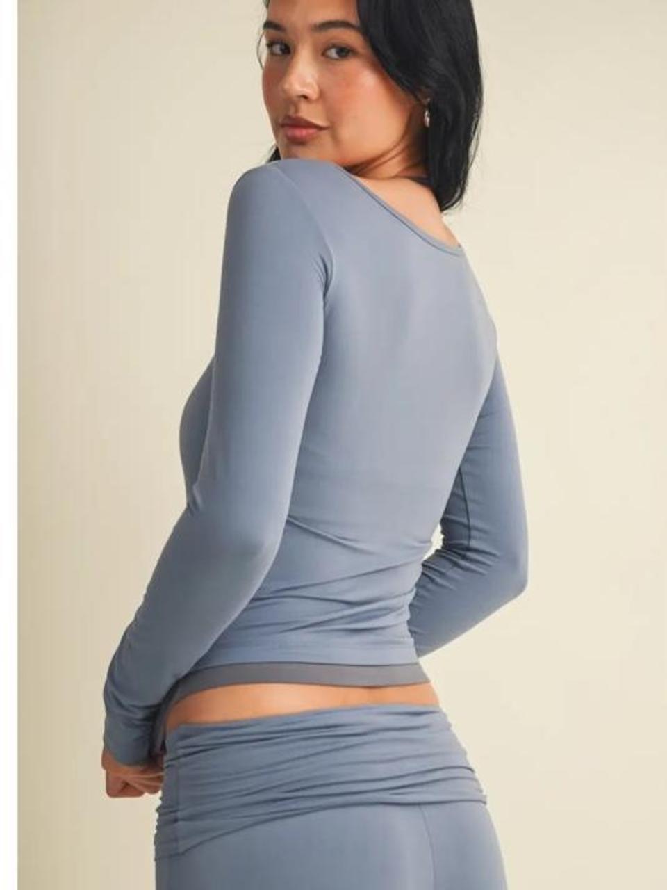 Zara Gray Halter Top — view 5